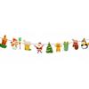 Cartoon Print Merry Christmas Banner Paper Holiday Party Bunting  New Year Decorations