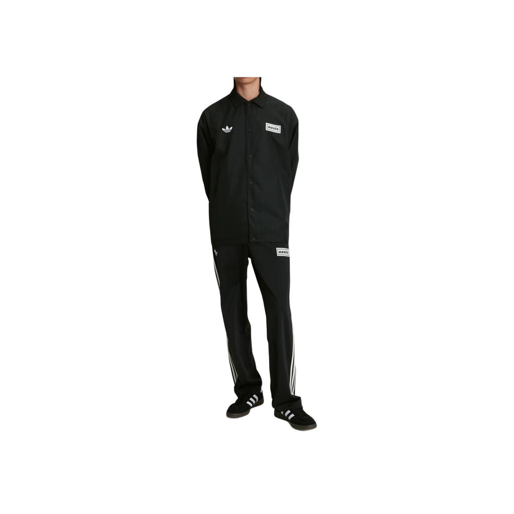 Adidas Originals X Oasis Collaboration Coach Jacket Travel Coach Single-Breasted Loose Collar Jacket Unisex jackets KT-3464