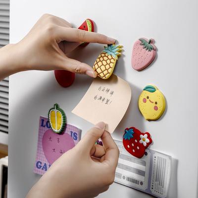 Soft Magnetic Refrigerator Stickers, Soft Rubber Magnets, Strong Suction Cartoon Epoxy Resin Magnetic Stickers