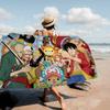 New O-One P-Pieces Cartoon Beach Towel Colorful Bath Towels Girl Microfiber Quick Dry Sand Free Beach Yoga Spa Gym Pool