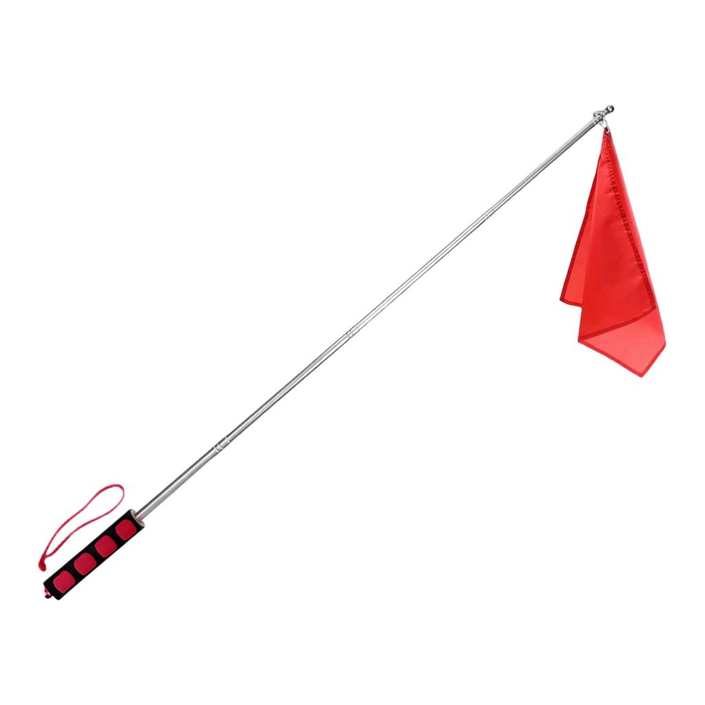 1 Stück Pferdetrainingsfahnen mit Teleskopfahnenstangen, tragbare Reittrainingsfahnen aus Nylon, Pferdetrainingsausrüstung