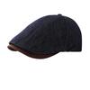 Autumn new solid color simple retro forward hat minimalist style temperament personalized women's newsboy hat versatile casual hat