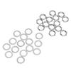 G3 8 Female Thread Nuts Metal Washer Kit Instrument Jack Fasteners for Electric Guitar Bass