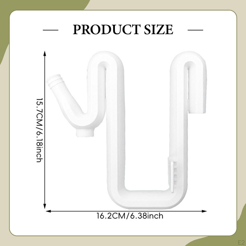 Bucket Overflow Tube Hose Leakproof Compact. Connector Water Drainage for Management