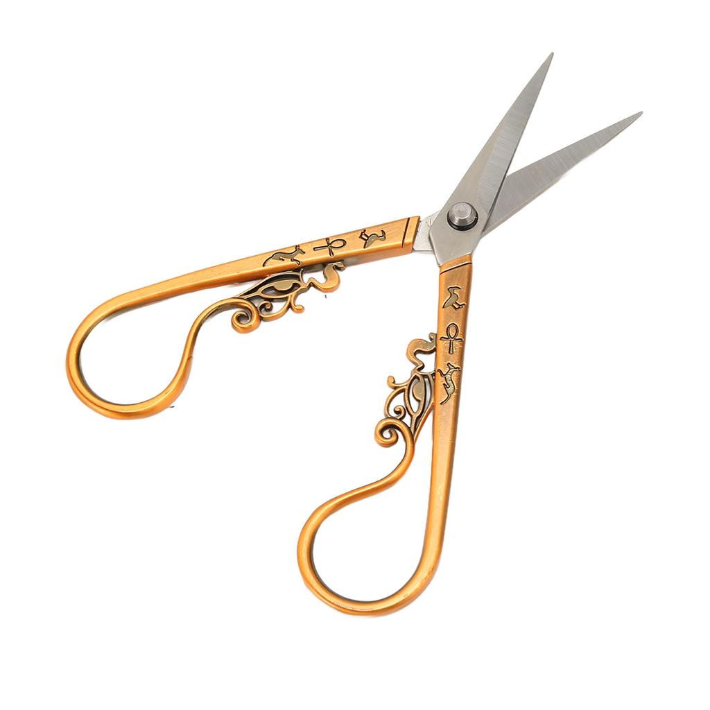 Embroidery Sewing Scissor Vintage Scissor Portable Stainless Steel Retro Scissors for Needlework Crochet