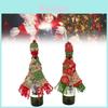 Christmas Wine Bottle Decor Set With Knitted Scarf And Hat For Holiday Celebration