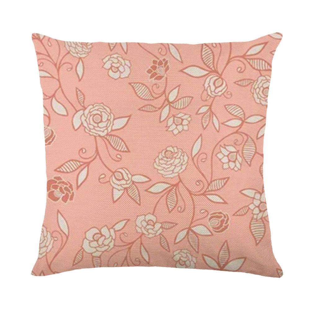 Plant Stamens Throw Pillow Covers With Digital Printing Of Short Plush Fabric Car-Shaped Sofa Cushion For Office Home Decor