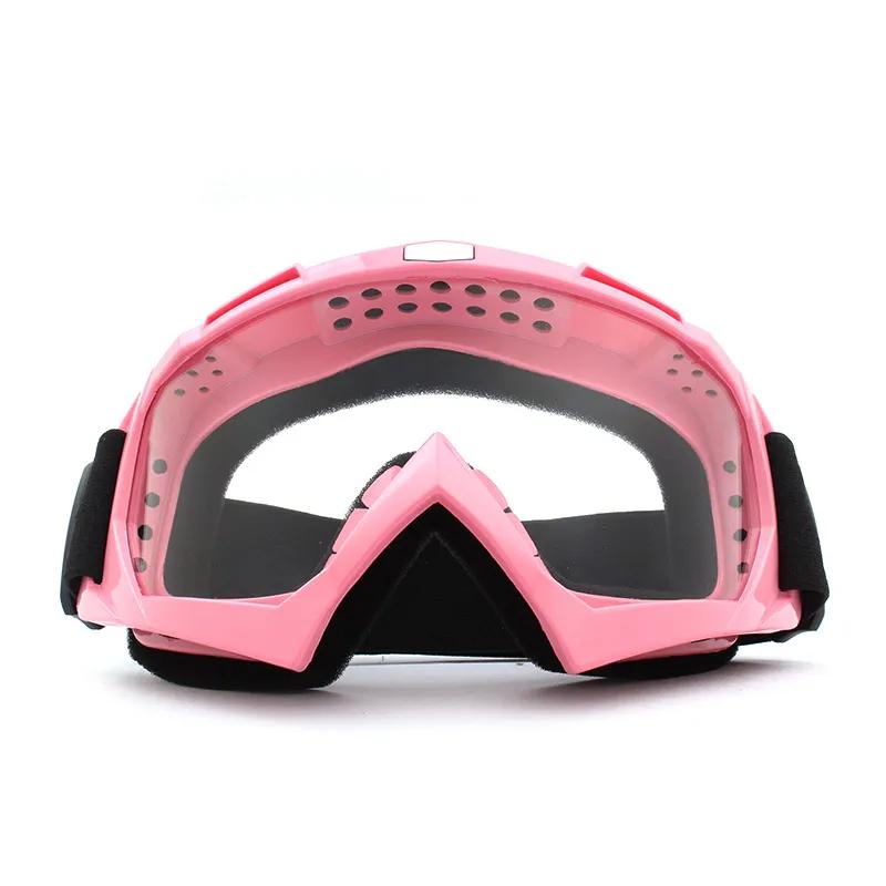 Transparent Skiing Goggles Windproof Motorcycle Goggles Cycling Sunglasses HD Anti-Fog Snow Goggle Outdoor Sports Ski Glasses