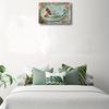 2d Flat 30*20cm, Relaxing Mermaid Wall Art, Wooden Decorative Plaque, Suitable for Home, Bar, Restaurant, and Event Decorations.
