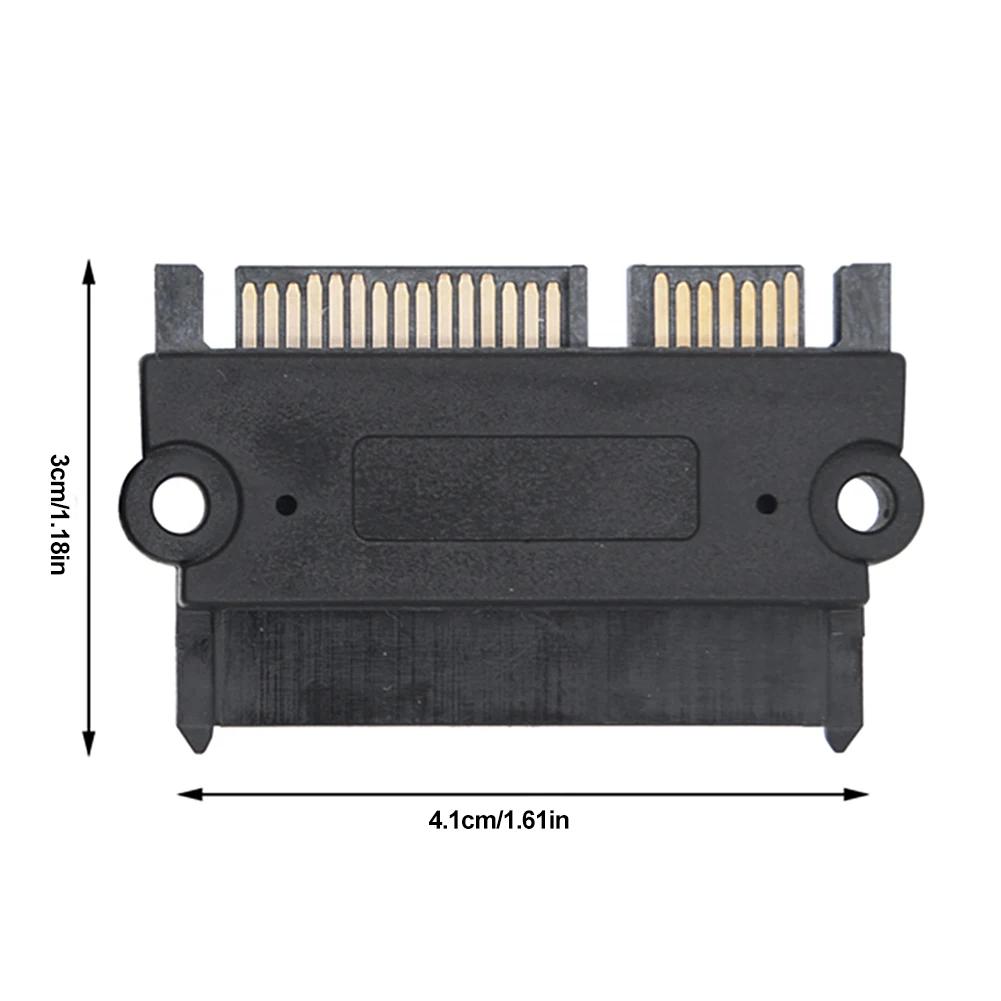 7+15 Male To Female Converter Head 22Pin Power Data Adapter SATA To SATA Adapter Data Power Transfer Connector Adapter 1-20PCS
