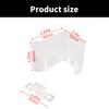 2pcs Clear Door Handles Easy to Install Anti Slip Door Handles Ensuring Secure & Stylish Use High Strength Accessory