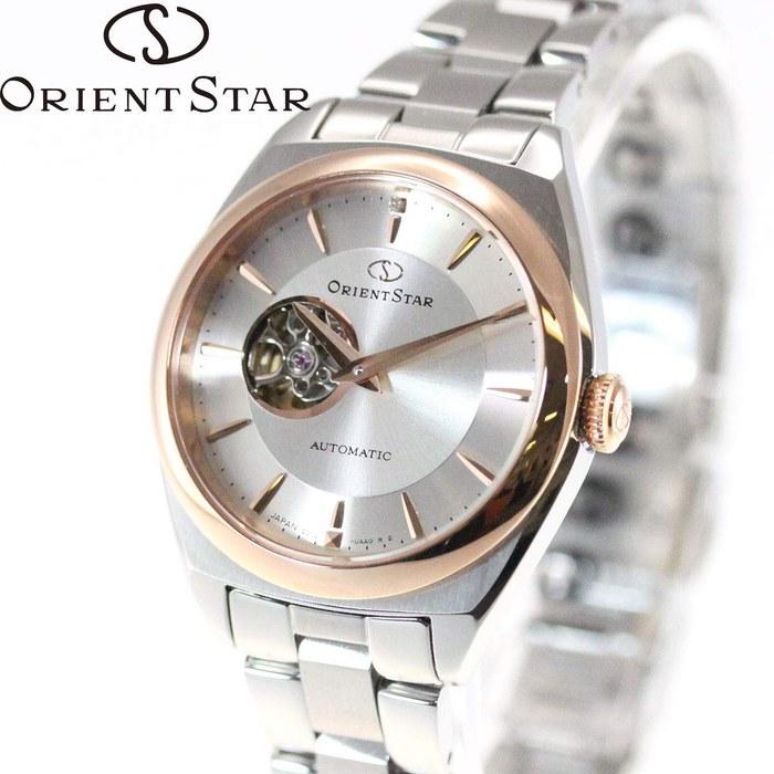 [Orient Star] Automatic Watch Semi-Skeleton RK-ND0101S Women's White/Silver/Champagne Gold