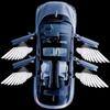 2pcs Angel Wings LED Welcome Light No wiring required LED Projector Light Car Door sensor light Decorative Lamp Car Accessories