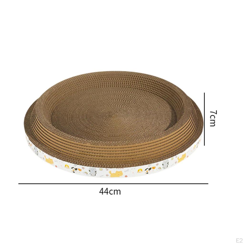 Cardboard Cat Scratcher Bed for Indoor Feline Relaxation