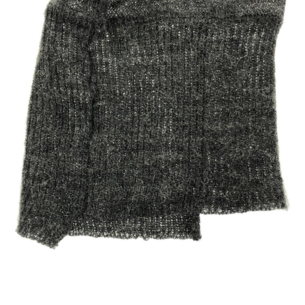 Alexander Wang border Long sleeve knit S Gray x yellow sweater Women Used