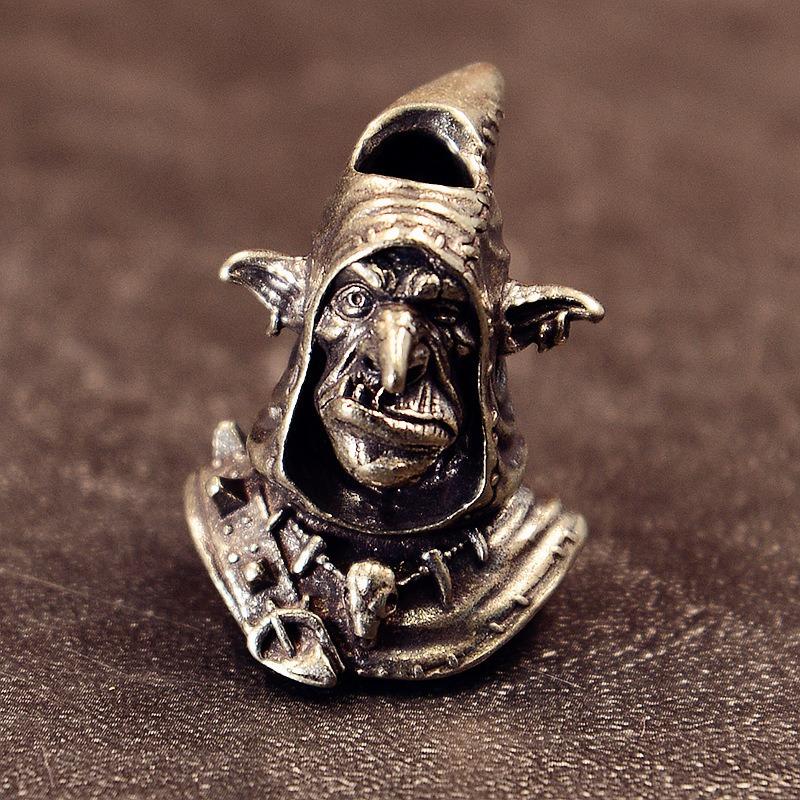 

Чистая латунь Клоун Креативная рукоять ножа Пряжка из ткани на удачу Подвеска Подвесное украшение DIY Аксессуары для брелка Подвеска cupronickel