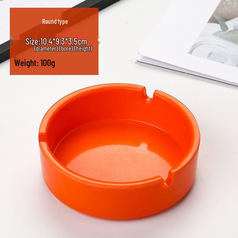 Colorful Drop-Resistant Melamine Ashtray for Hotels, Cafes, Homes, and Bars