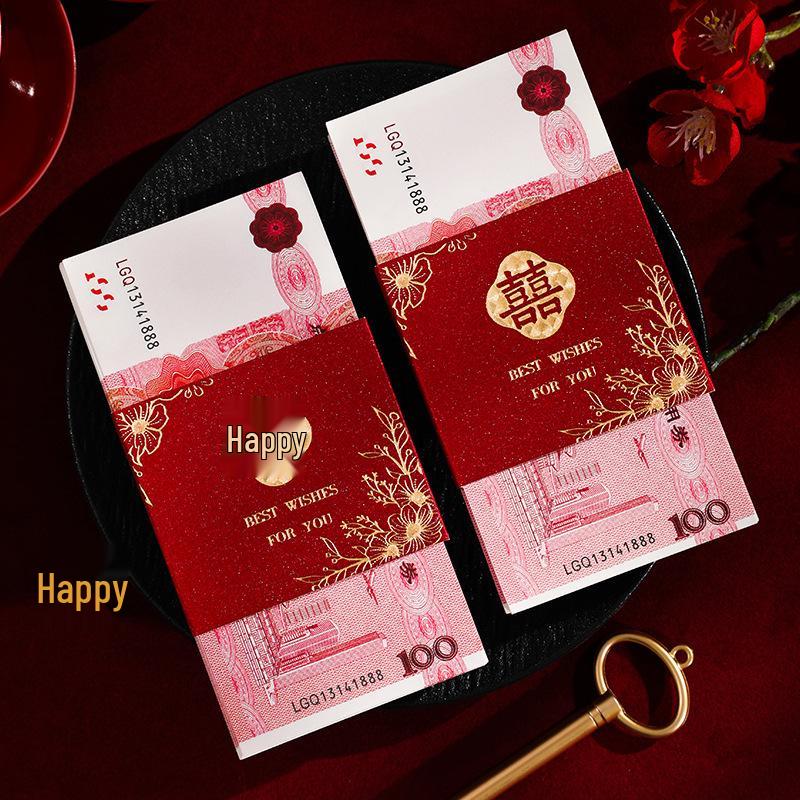 Creative Red Envelope Gift Holder for Wedding Engagement and Change of Address