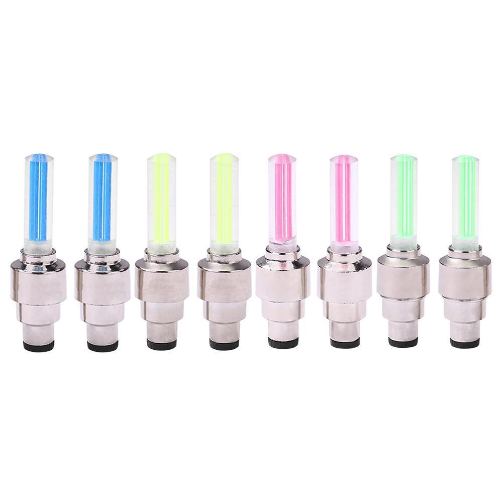 LED Bicycle Valve Light, Neon Bicycle Spoke Light, Bicycle Tire Valve Light, Night Riding Warning Light Bicycle Accessories