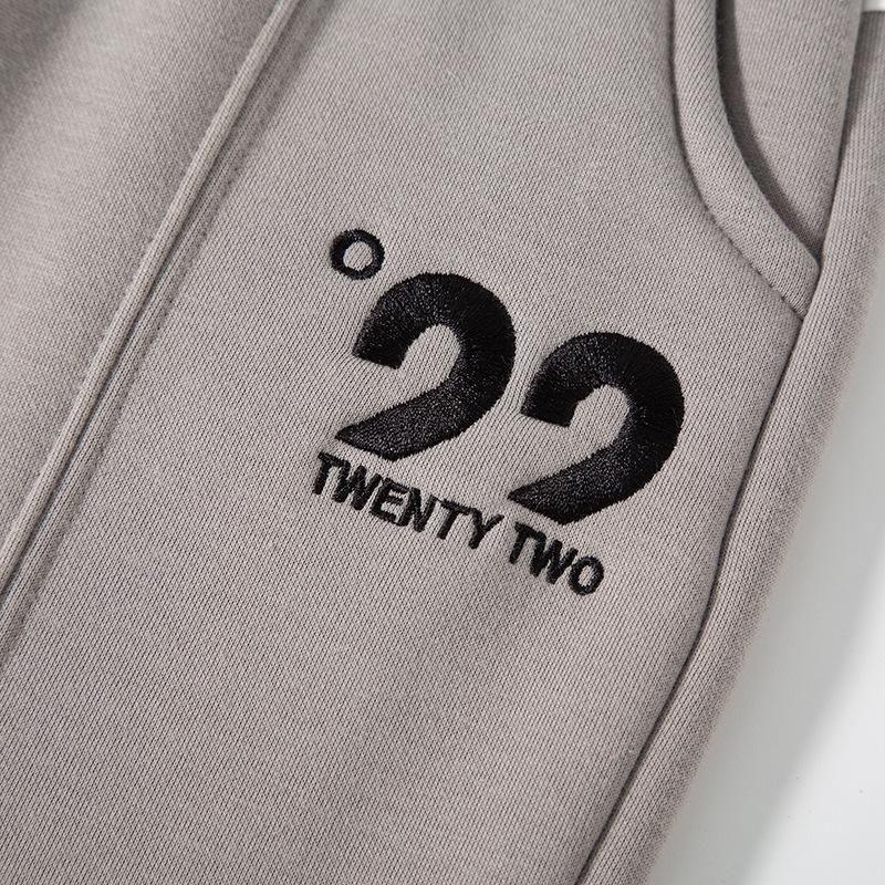 Trendy INS Style Boys' Autumn/Winter Sweatpants - Casual Sports Long Pants with Letter Design