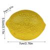 Cute Lemon Squishy Toy Slow Rising 7cm Mini Squeeze Toy Stress Relief Venting Tool Soft Simulation Fruit for Kids Adults