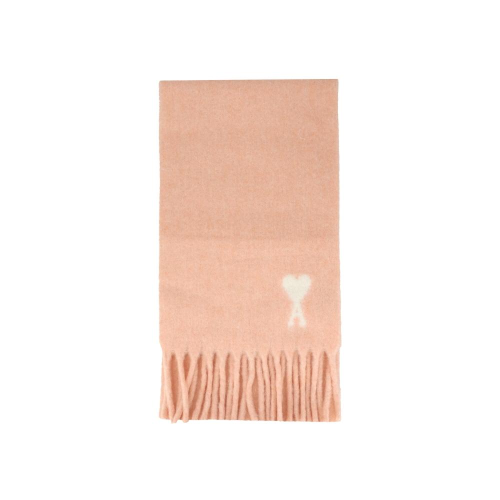 

Ami Heart Logo Fringe Muffler Aw0004 680 USF673 AW0004 680