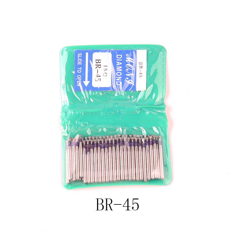 50 Stück Dental Zähne Polierbohrer Dental Diamantpolierer zum Polieren Glätten Zahnpolierer