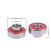 4/8Pcs 608-2Rs Long Plate Integrated Bearing Long Hoverboard Skateboard High Speed Silent Speed Bearings Surfboard Accessories