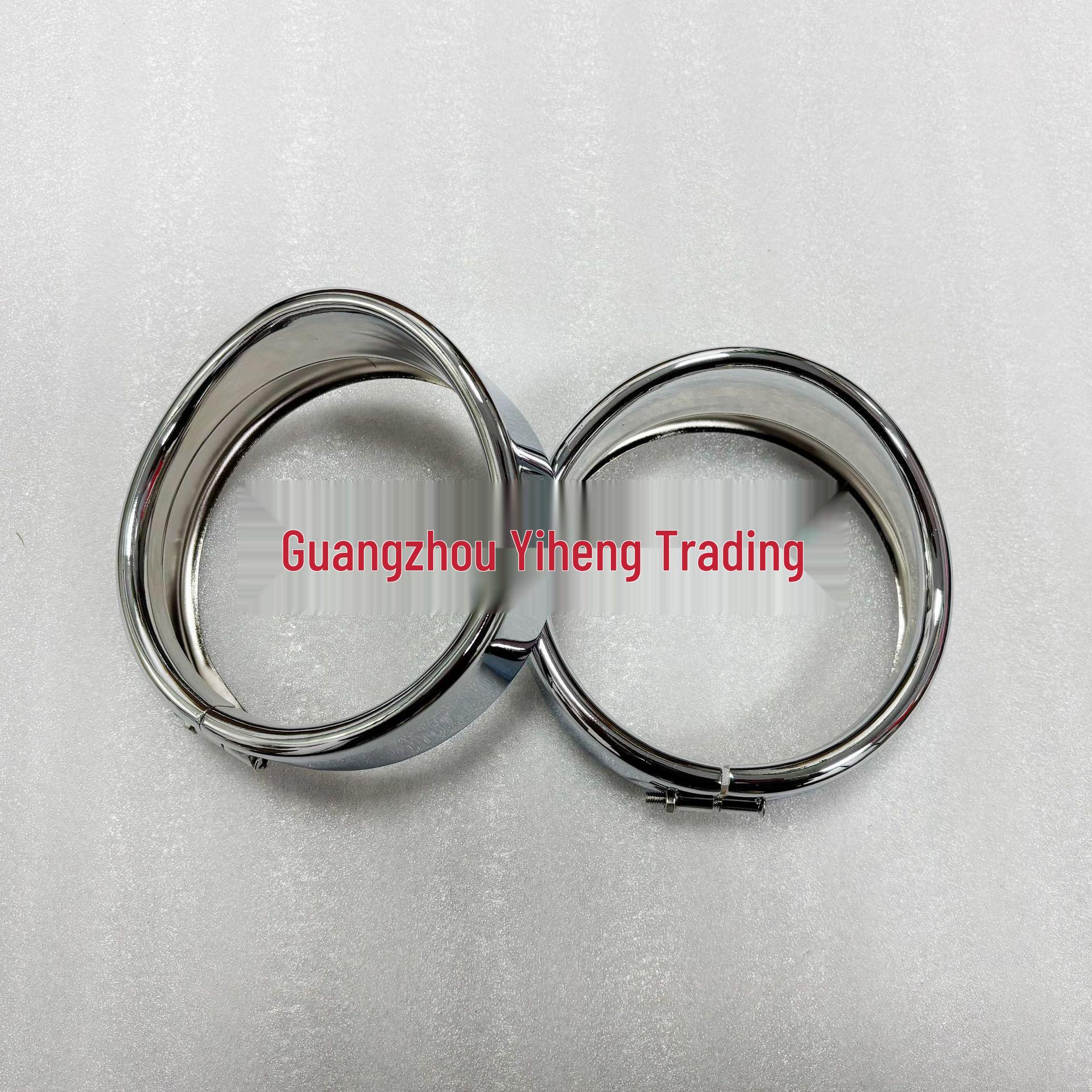 

4.5-Inch Visor Fog Light and Headlight Trim Ring for Harley