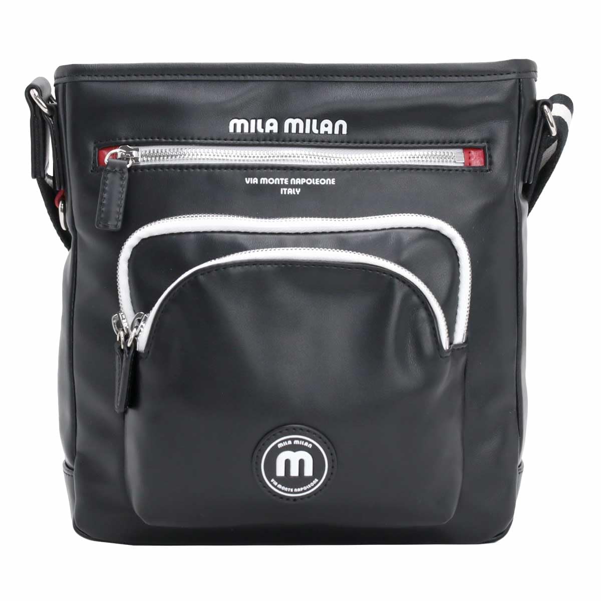 Сумка через плечо Miramilan Rosso 247101 Черная