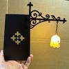 Decorative LED Book Nook Lamp Vintage Metal Library Night Light Pumpkin Ghost Lantern  Home Office