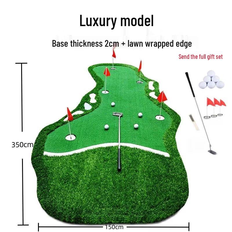 Indoor Outdoor Golf Putting Practice Mat