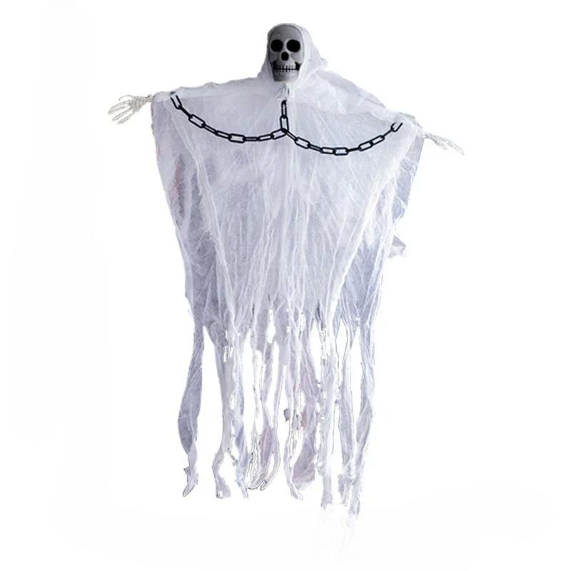 1/2/4PCS Halloween Decoration Hanging Ghosts Skeletons Gauze Haunted House Doorway Horror Props for Party Scary Decor Use