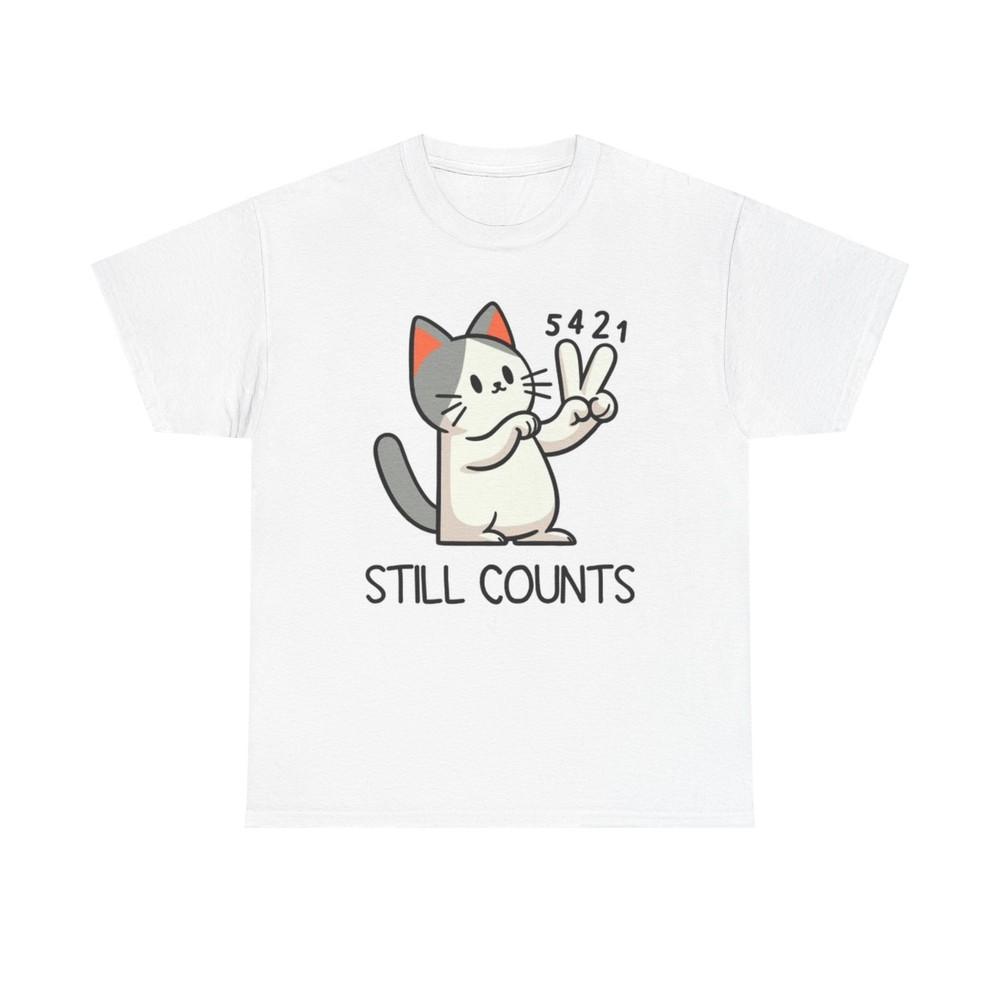 Funny Cat Math Graphic T Shirt Humor Jokes Unisex Heavy Cotton Tee Unisex T-Shirt XL