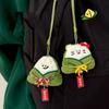 Chinese Style Zongzi Pendant Traditional Cartoon Plush Doll Pendant  Festival Gift