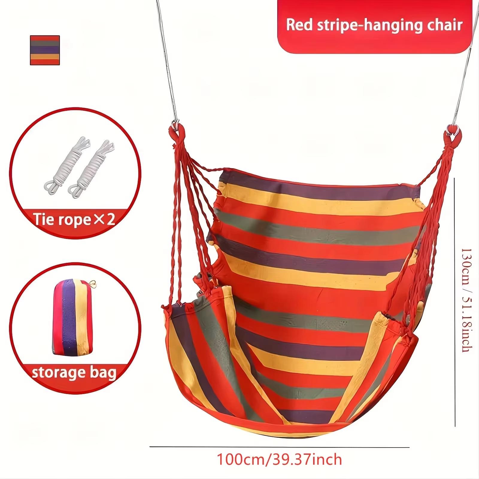 

Hanging Basket Swing Chair Outdoor for Patio Garden Hanging Chair for Dorm Room College Students Indoor Adult Kids Hammock Chair червоний