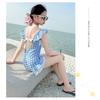 New Arrival Stylish Polyester Girls' Swimwear – Summer Vacation One-Piece Swimsuit for Young Girls