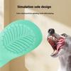 Indoor/Outdoor Dog Chew Toy Sound Latex Slippers Shape Teeth Cleaning Training Play for Small Medium Large Dogs & Puppies
