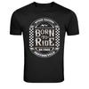 Born To Ride Be Free Motorcycle Speed Racing Graphic T-Shirt