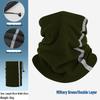 Windproof Winter Cycling Face Mask and Neck Gaiter - Double Layered Fleece Scarf