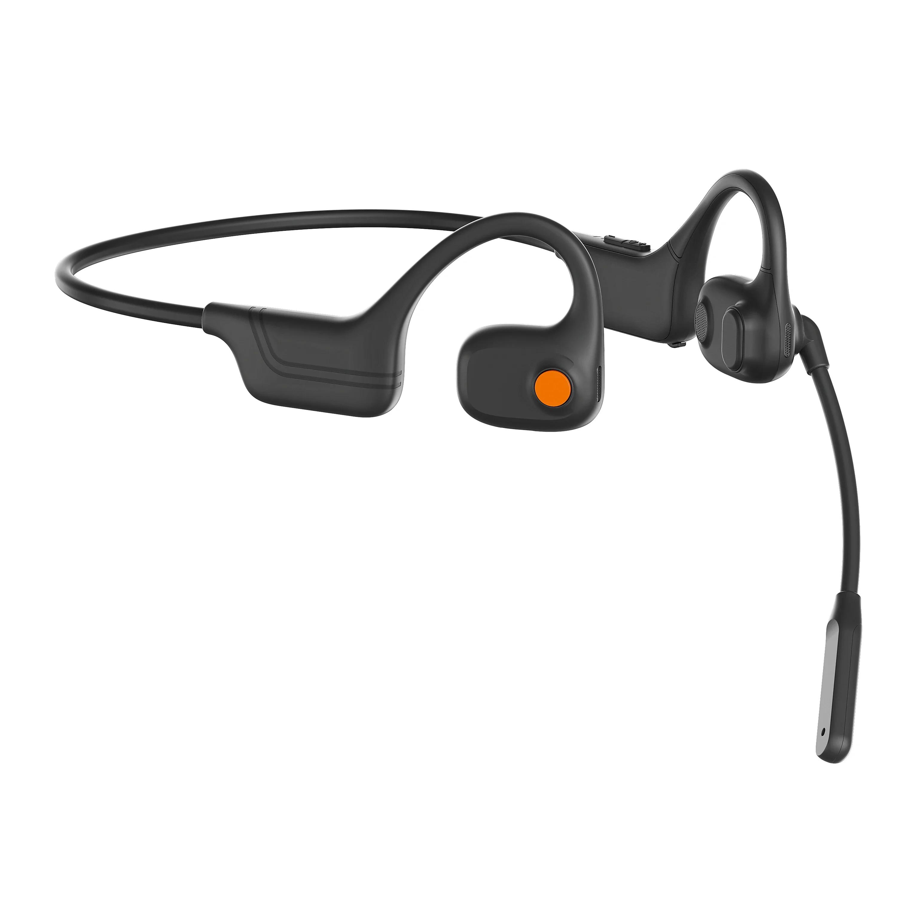 

Portable Mini Wireless Open Air Headphones Hi Res Audio AI Translation BT 53 IPX5 Waterproof Comfort Fit for Workouts All Day чорний