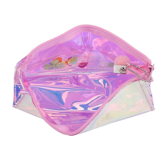 Laser Pencil Case Quicksand Reflective Pencilcase Transparent Penbox Stationery School Supplies