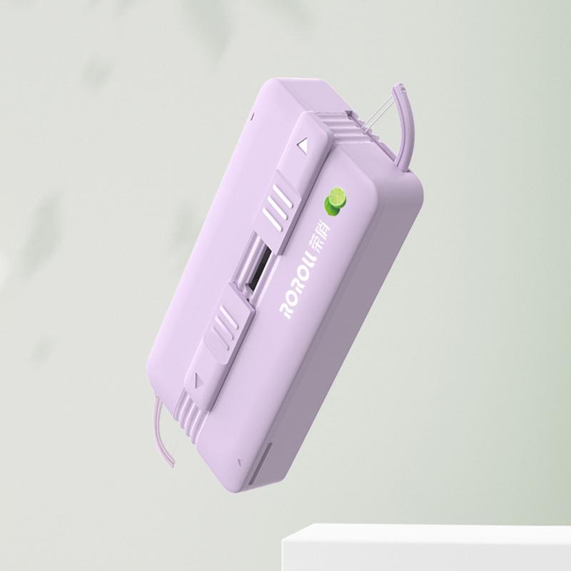10Pcs/Box Automatic Dental Floss Container Easy Push Bilateral Outlet Floss Toothpick Set Magnetic Design Tooth Care