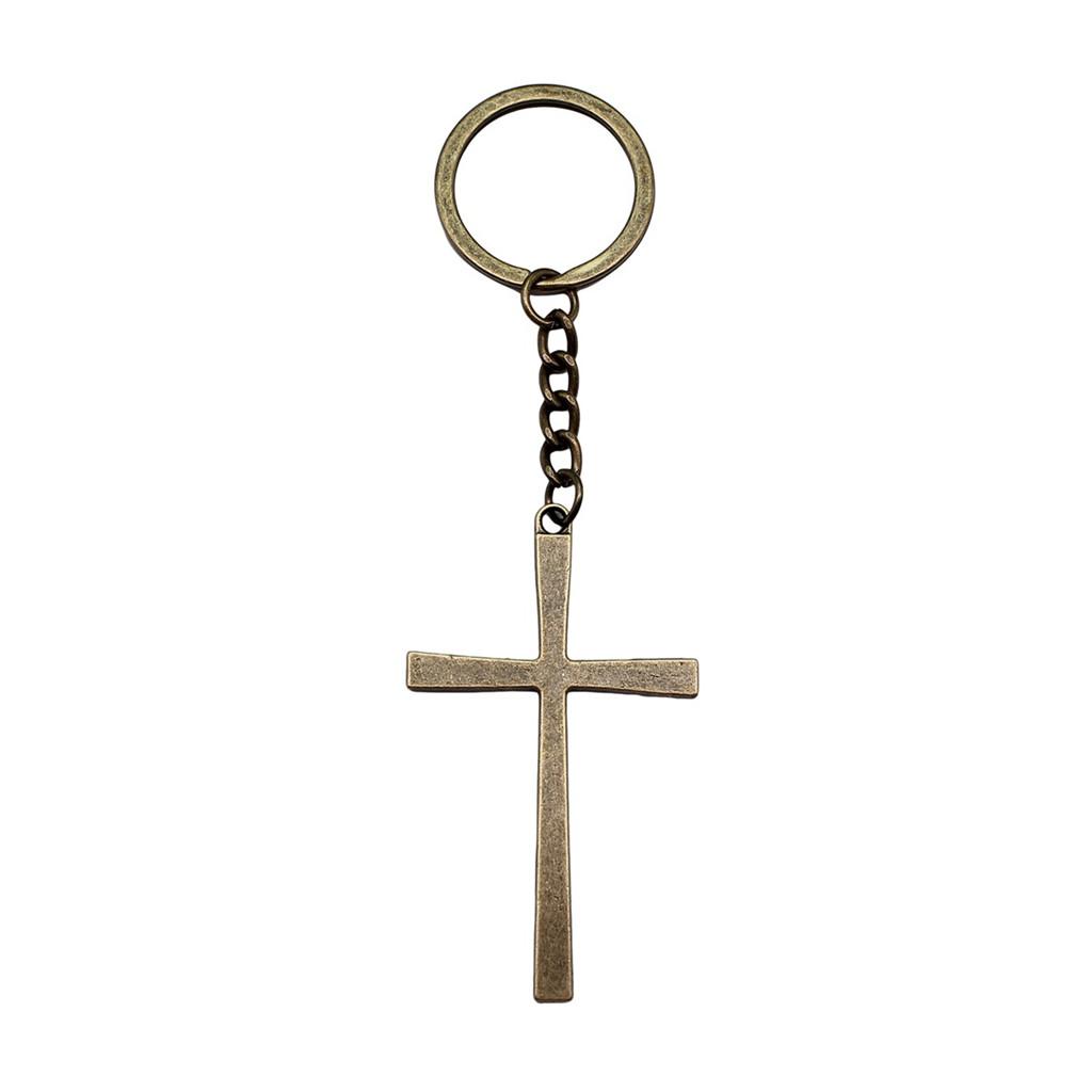Portachiavi con Ciondolo Croce Ankh Amuleto Egiziano Portachiavi Anello 28mm