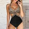 Woman Swimsuit Cut Out One Piece Swimsuit Halter High Waist Beachwear Monokini Push Up Swimsuit One Piece Swimwear Women