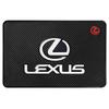 1Pcs Car Logo Non Slip Mat Auto Dashboard Sticky PVC Pads For Lexus GS IS LS500h ES260 ES300h RX350h NX260 UX260 LM LC RZ450e TX AFK1