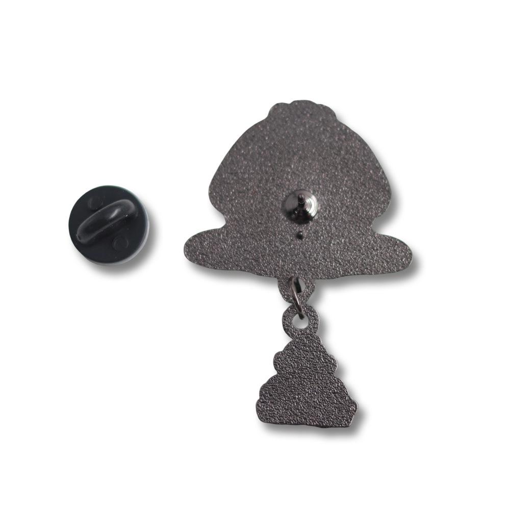 Cartoon Puppy & Chick Enamel Pin Brooch - Cute Animal Accessory Gift