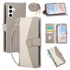 Crossbody Lanyard Luxury Cards Solt Wallet Leather Case For Samsung Galaxy Z Fold 7 6 5 4 5G Fold7 Fold6 Bag Ring Holder Cover