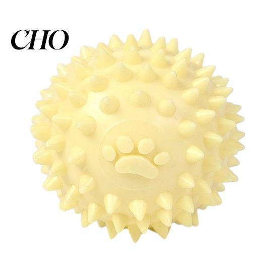 Soft Rubber Dog Toy Spike Ball Flexible TPR Cleans Teeth Massages Gums Reduces Pet Bad Breath Durable Interactive Chew for Dogs And Cats