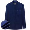Men's Fall Long-sleeved Corduroy Cotton Shirt Business Casual Loose Shirt